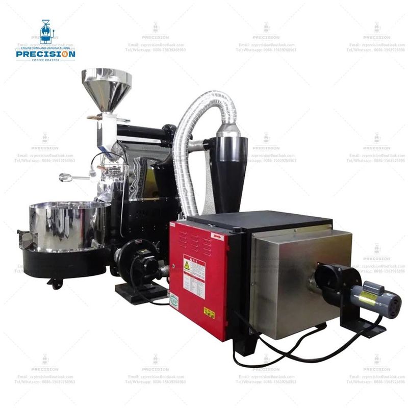 Máy nướng cà phê Bộ lọc khói thép không gỉ Bảo trì dễ dàng 99% hiệu quả