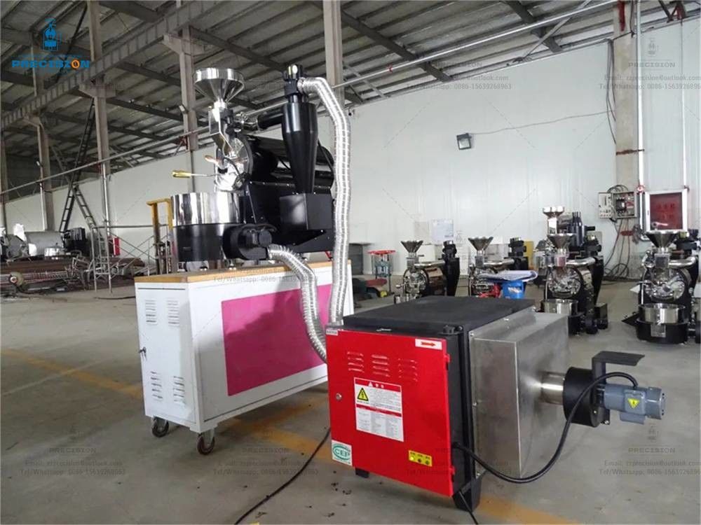 Máy nướng cà phê thương mại Bộ lọc khói thép không gỉ cho hạt cà phê tốt