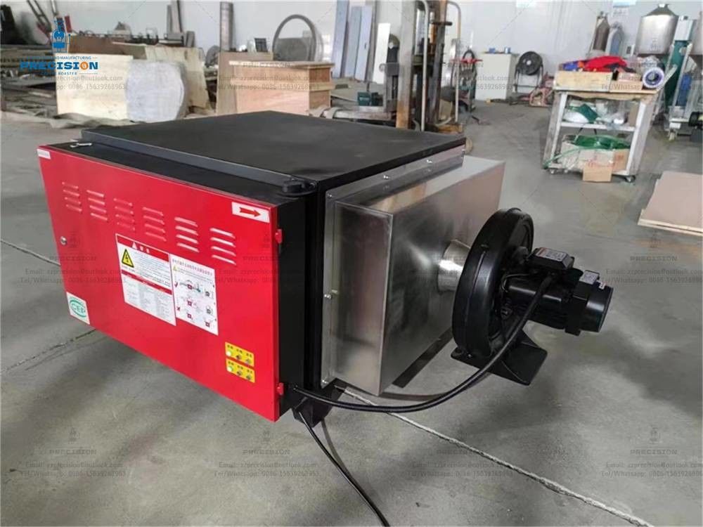 Máy nướng cà phê Bộ lọc khói thép không gỉ Bảo trì dễ dàng 99% hiệu quả