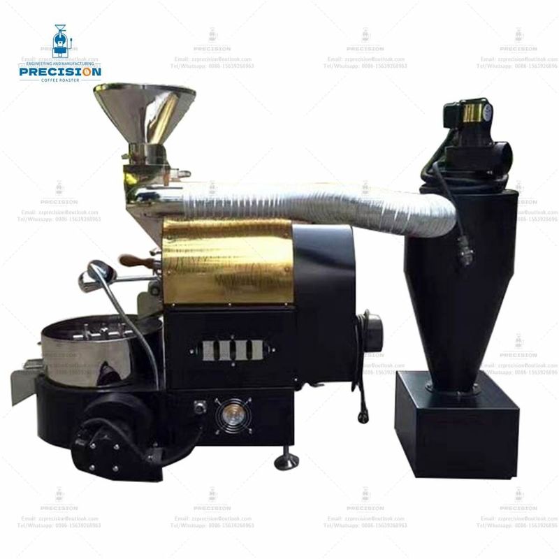 Máy nướng cà phê nhỏ loại điện / khí tùy chỉnh với dung lượng tối đa 1500g / lô