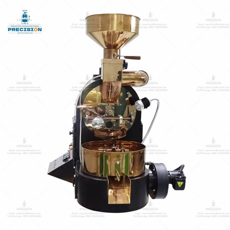 Máy nướng cà phê nhỏ loại điện / khí tùy chỉnh với dung lượng tối đa 1500g / lô