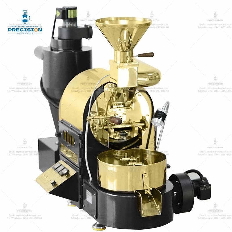 Máy rang cà phê 1kg có thể lập trình Màu đỏ Thời gian rang 12-15 phút