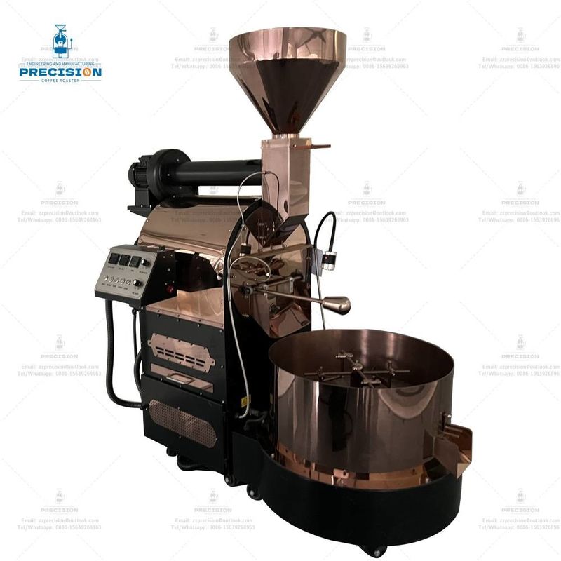 Máy nướng cà phê chính xác thương mại với thép không gỉ