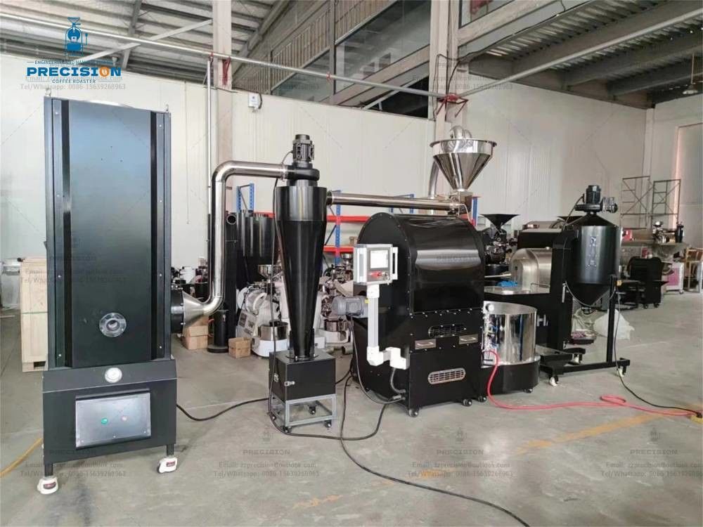 Máy nướng cà phê hạt thương mại Cách nướng không khí nóng Tùy chỉnh màu sắc
