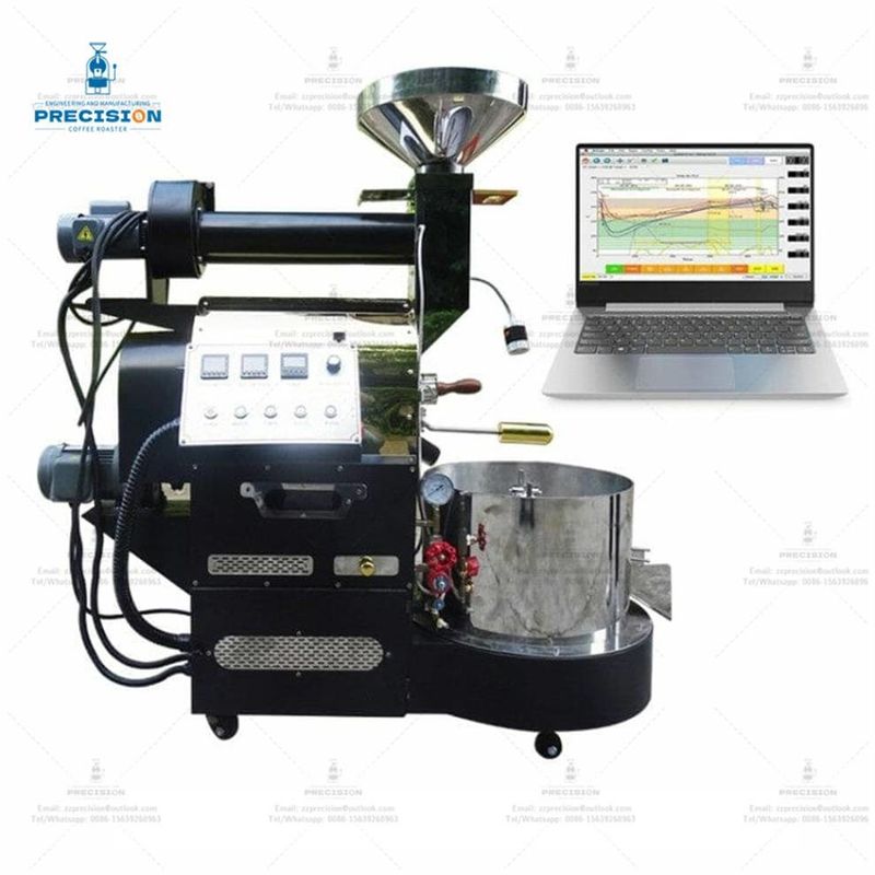 Máy rang cà phê cao / Hottop Roaster Điện LPG NG Gas Propane Máy rang cà phê tự động thương mại