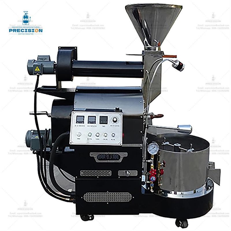 Máy nướng cà phê 200w 3kg với lớp chống nhiệt gấp đôi 316 thép không gỉ loại thực phẩm