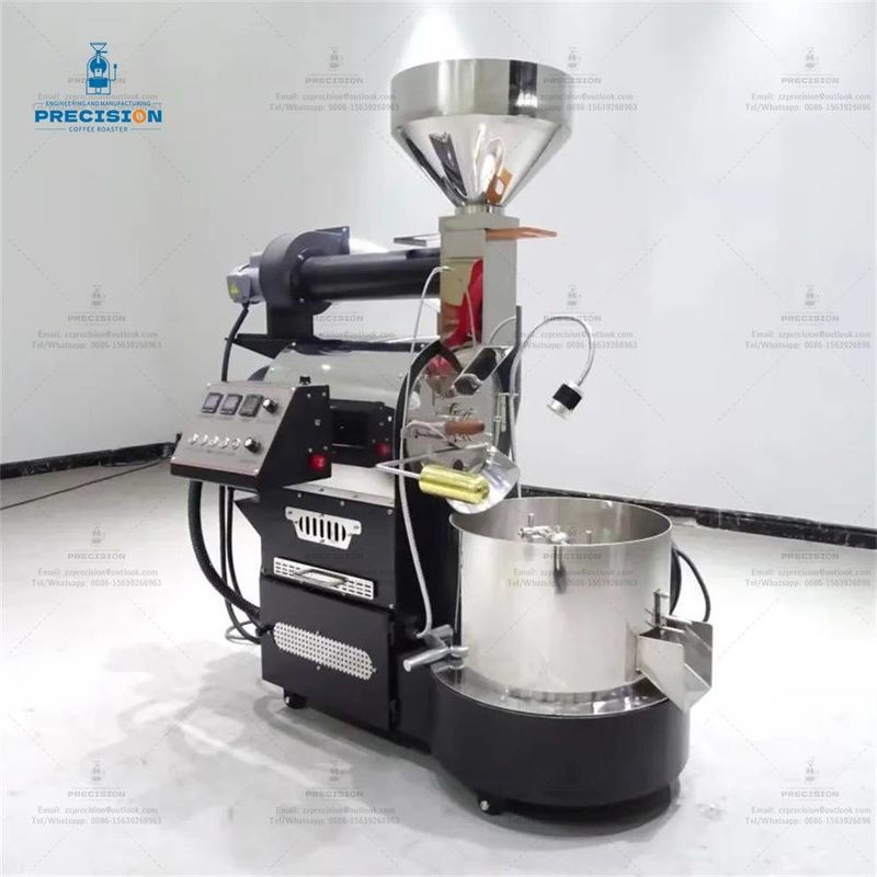 Máy nướng cà phê bằng thép không gỉ loại khí điện 5Kg 10Kg 15Kg Máy nướng cà phê