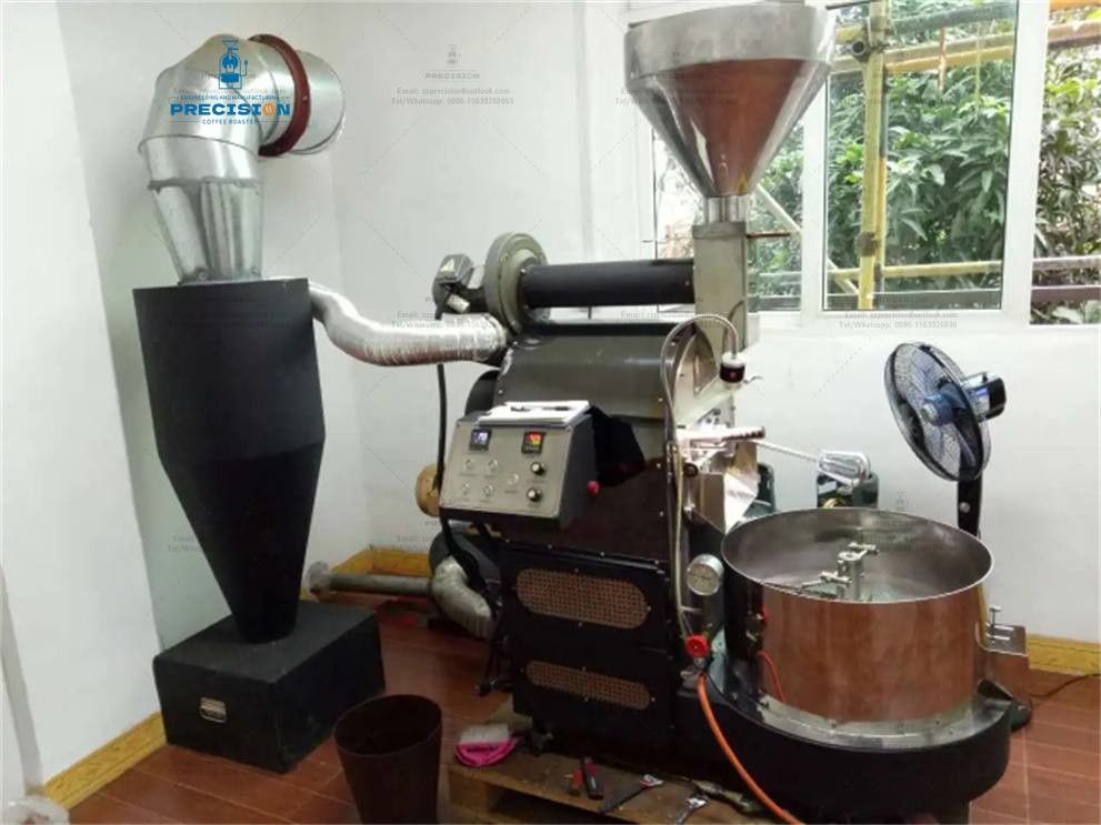 Máy nướng cà phê hạt cà phê tự động 20Kg 30Kg 60Kg Multi Burner Gas Infrared Electric