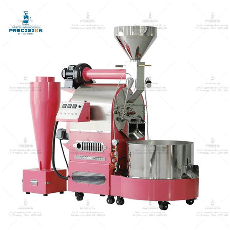 Máy nướng cà phê trong kho dự trữ