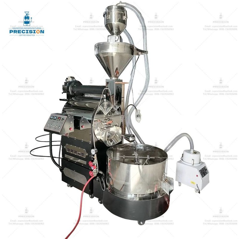 Nhà thương mại 2Kg 3kg 6kg Máy điện Máy nướng cà phê để nướng Cà phê Máy nướng cà phê khí