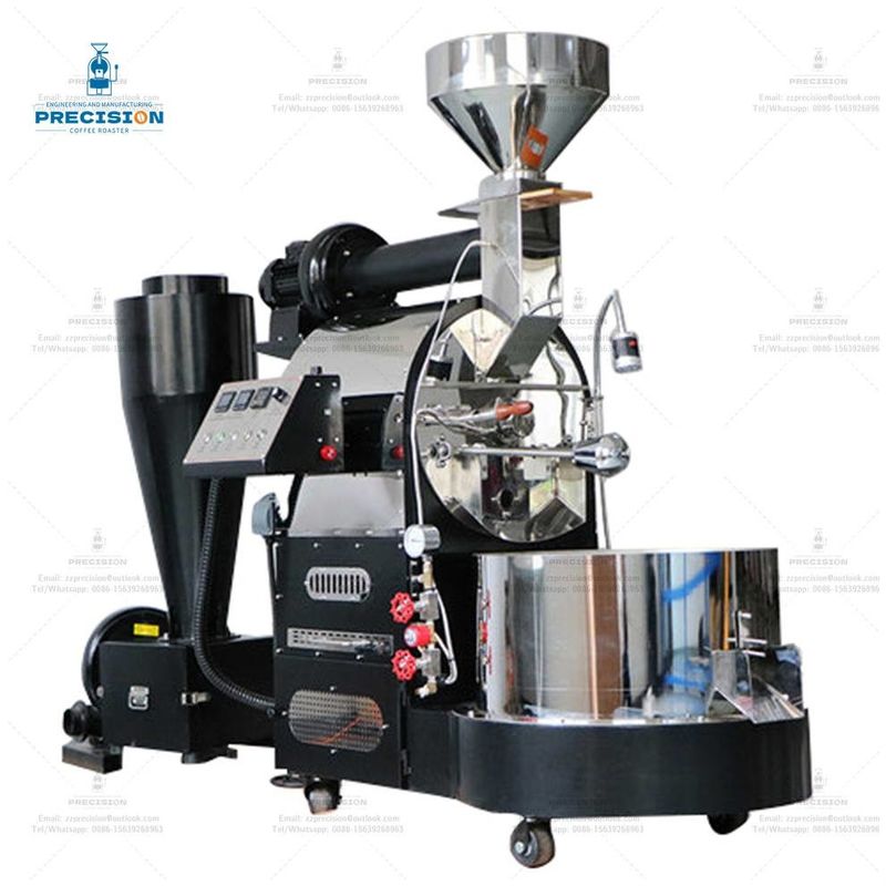Nhà thương mại 2kg 3kg 6kg Máy điện Máy nướng cà phê để nướng Cà phê Máy nướng cà phê khí