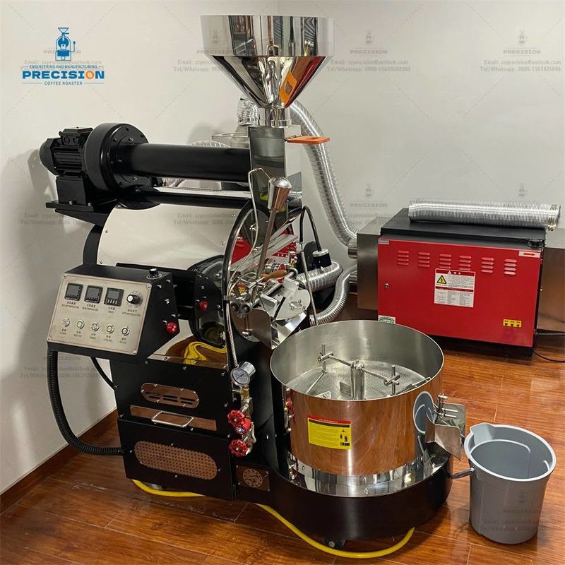 Máy nướng cà phê hạt cà phê tự động 20Kg 30Kg 60Kg Multi Burner Gas Infrared Electric
