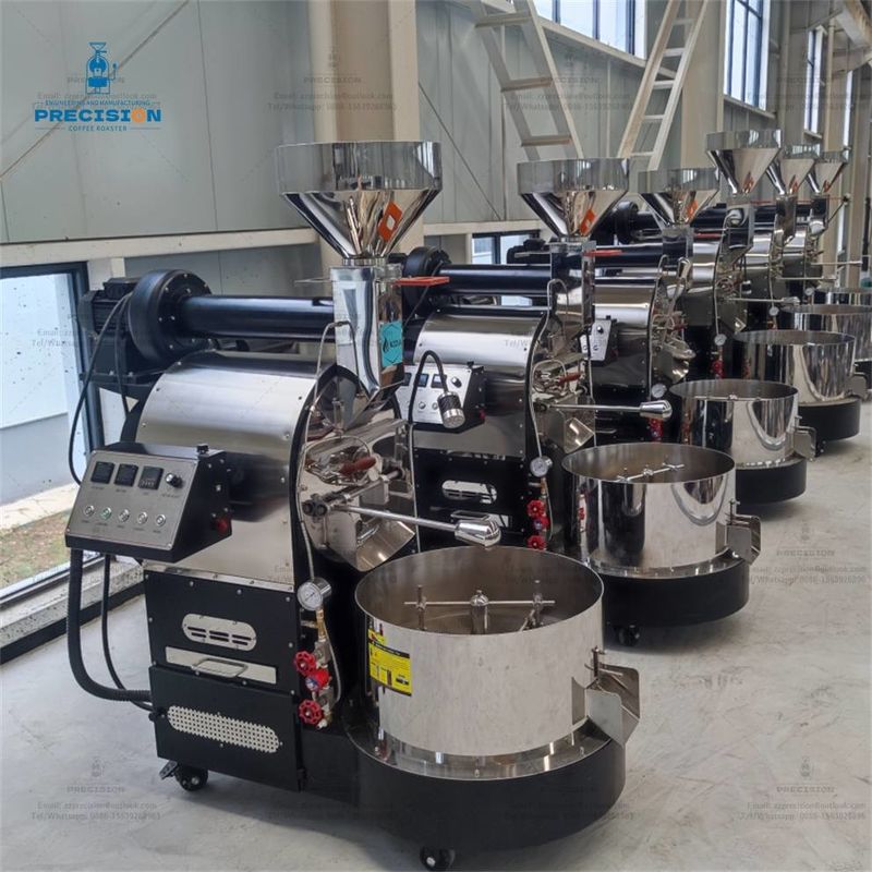 Nhà thương mại 2kg 3kg 6kg Máy điện Máy nướng cà phê để nướng Cà phê Máy nướng cà phê khí