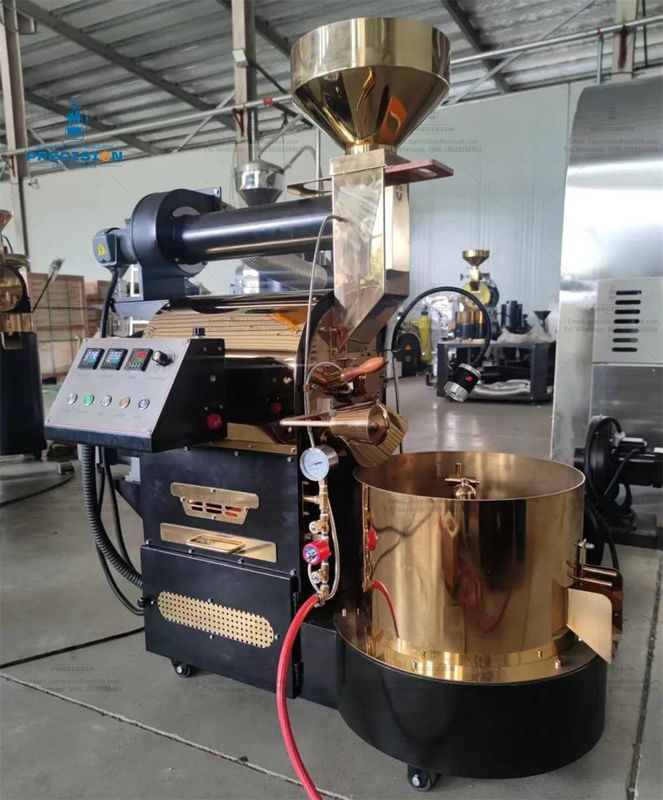 Nhà thương mại 2kg 3kg 6kg Máy điện Máy nướng cà phê để nướng Cà phê Máy nướng cà phê khí